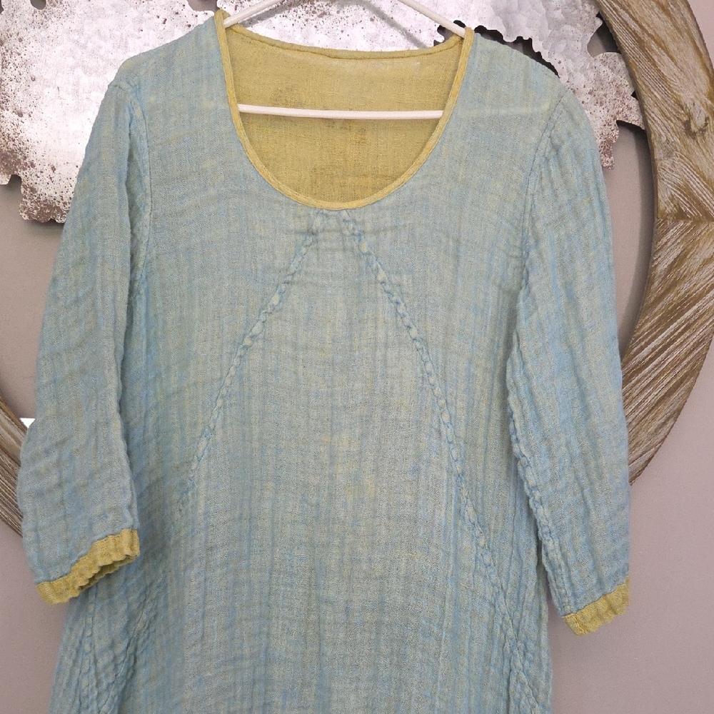 REVERSIBLE GAUZY DRESS